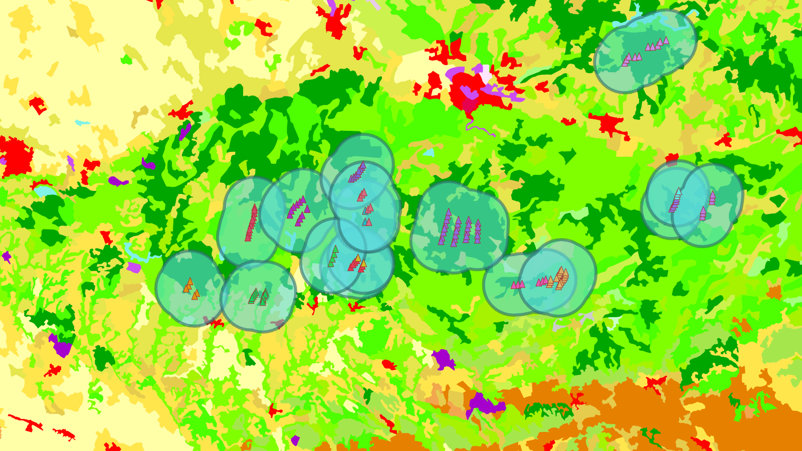 Regroup parcs eoliens 2000m